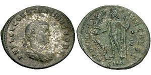 1 Follis /  AE3 Empire romain (27BC-395) Bronze Constance II (317 - 361)
