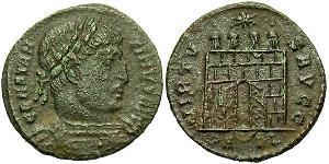 1 Follis /  AE3 Empire romain (27BC-395) Bronze Constantin I (272 - 337)