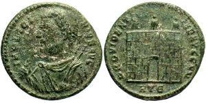 1 Follis /  AE3 Empire romain (27BC-395) Bronze Licinius I (265-324)