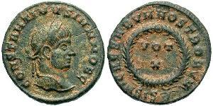 1 Follis /  AE3 Empire romain (27BC-395) Bronze Constance II (317 - 361)