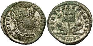 1 Follis /  AE3 Empire romain (27BC-395) Bronze Licinius I (265-324)