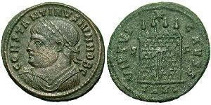 1 Follis /  AE3 Empire romain (27BC-395) Bronze Constance II (317 - 361)