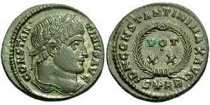 1 Follis /  AE3 Empire romain (27BC-395) Bronze Constantin I (272 - 337)