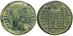 1 Follis /  AE3 Empire romain (27BC-395) Bronze Constantin I (272 - 337)