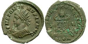 1 Follis /  AE3 Empire romain (27BC-395) Bronze Constance II (317 - 361)