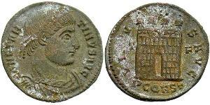 1 Follis /  AE3 Empire romain (27BC-395) Bronze Constantin I (272 - 337)