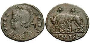 1 Follis /  AE3 Empire romain (27BC-395) Bronze Constantin I (272 - 337)