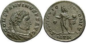 1 Follis /  AE3 Empire romain (27BC-395) Bronze Constantin I (272 - 337)