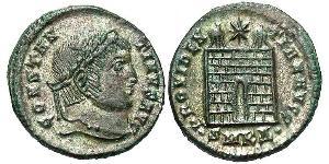 1 Follis /  AE3 Empire romain (27BC-395) Bronze Constantin I (272 - 337)