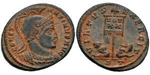 1 Follis /  AE3 Empire romain (27BC-395) Bronze Constantin I (272 - 337)