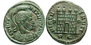 1 Follis /  AE3 Empire romain (27BC-395) Bronze Constantin I (272 - 337)