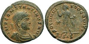 1 Follis /  AE3 Empire romain (27BC-395) Bronze Constantin I (272 - 337)