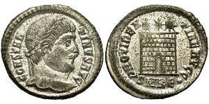 1 Follis /  AE3 Empire romain (27BC-395) Bronze Constantin I (272 - 337)