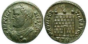 1 Follis /  AE3 Empire romain (27BC-395) Bronze Licinius I (265-324)