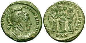 1 Follis /  AE3 Empire romain (27BC-395) Bronze Constantin I (272 - 337)