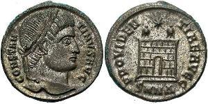 1 Follis /  AE3 Empire romain (27BC-395) Bronze Constantin I (272 - 337)