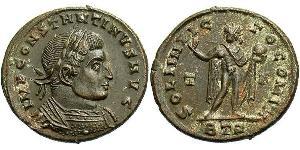 1 Follis /  AE3 Empire romain (27BC-395) Bronze Constantin I (272 - 337)