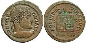 1 Follis /  AE3 Empire romain (27BC-395) Bronze Constantin I (272 - 337)