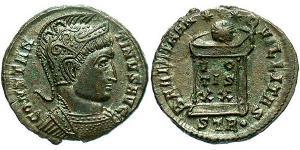 1 Follis /  AE3 Empire romain (27BC-395) Bronze Constantin I (272 - 337)