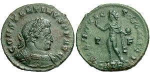 1 Follis /  AE3 Empire romain (27BC-395) Bronze Constantin I (272 - 337)