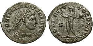 1 Follis /  AE3 Empire romain (27BC-395) Bronze Constantin I (272 - 337)