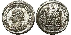 1 Follis /  AE3 Empire romain (27BC-395) Bronze Constance II (317 - 361)