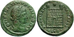 1 Follis /  AE3 Empire romain (27BC-395) Bronze Constance II (317 - 361)