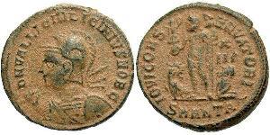 1 Follis /  AE3 Empire romain (27BC-395) Bronze Licinius II (315-326)