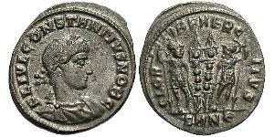 1 Follis /  AE3 Empire romain (27BC-395) Bronze Constance II (317 - 361)