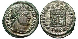 1 Follis /  AE3 Empire romain (27BC-395) Bronze Constantin I (272 - 337)
