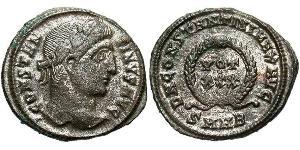 1 Follis /  AE3 Empire romain (27BC-395) Bronze Constantin I (272 - 337)