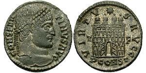 1 Follis /  AE3 Empire romain (27BC-395) Bronze Constantin I (272 - 337)