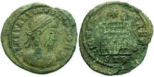 1 Follis /  AE3 Empire romain (27BC-395) Bronze Constance II (317 - 361)