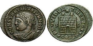 1 Follis /  AE3 Empire romain (27BC-395) Bronze Constance II (317 - 361)