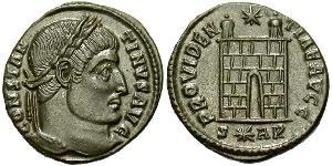 1 Follis /  AE3 Empire romain (27BC-395) Bronze Constantin I (272 - 337)