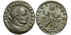 1 Follis /  AE3 Empire romain (27BC-395) Bronze Constantin I (272 - 337)