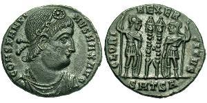 1 Follis /  AE3 Empire romain (27BC-395) Bronze Constantin I (272 - 337)
