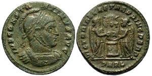 1 Follis /  AE3 Empire romain (27BC-395) Bronze Constantin I (272 - 337)