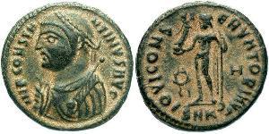 1 Follis /  AE3 Empire romain (27BC-395) Bronze Constantin I (272 - 337)