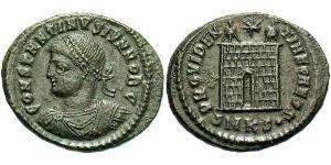 1 Follis /  AE3 Empire romain (27BC-395) Bronze Constantin I (272 - 337)
