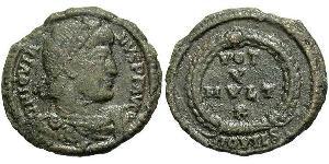 1 Follis /  AE3 Empire romain (27BC-395) Bronze Jovien (331- 364)