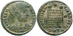 1 Follis /  AE3 Empire romain (27BC-395) Bronze Constantin I (272 - 337)