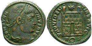 1 Follis /  AE3 Empire romain (27BC-395) Bronze Constantin I (272 - 337)
