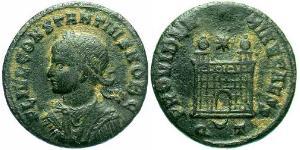 1 Follis /  AE3 Empire romain (27BC-395) Bronze Constance II (317 - 361)