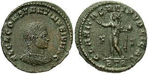 1 Follis /  AE3 Empire romain (27BC-395) Bronze Constance II (317 - 361)