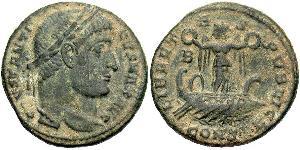 1 Follis /  AE3 Empire romain (27BC-395) Bronze Constantin I (272 - 337)
