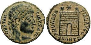 1 Follis /  AE3 Empire romain (27BC-395) Bronze Constantin I (272 - 337)