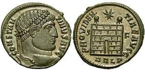 1 Follis /  AE3 Empire romain (27BC-395) Bronze Constantin I (272 - 337)