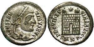 1 Follis /  AE3 Empire romain (27BC-395) Bronze Constantin I (272 - 337)