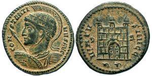 1 Follis /  AE3 Empire romain (27BC-395) Bronze Constantin I (272 - 337)